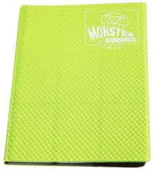 Monster Protectors 9-Pocket Binder - Holo Highlighter Yellow